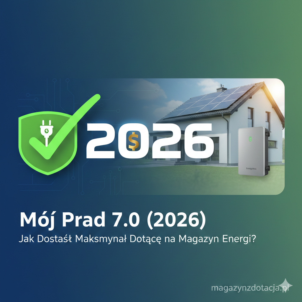 Mój Prąd 7.0 w 2026 roku – Jak uzyskać maksymalną dotację na magazyn energii?
